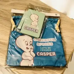 CASPFR キャスパー　巾着＆パスケース　２点セット