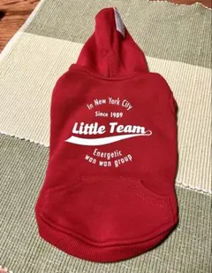 犬服　裏起毛パーカー　Sサイズ