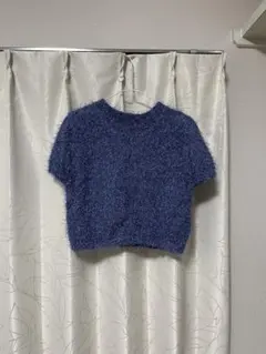 フェザーニットトップス