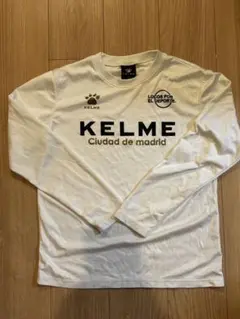 KELME ホワイト ロングスリーブ Tシャツ M