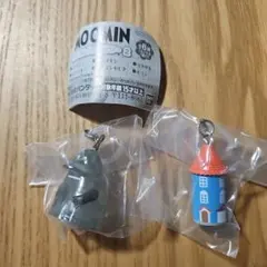 ムーミン カプセルトイ ゴジラと家のフィギュア