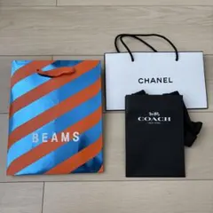 L*.様 BEAMS CHANEL COACH ショッピングバッグセット