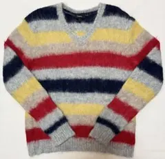 【Theory】マルチカラーVネックニット