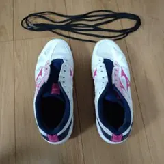 MIZUNO 23.0cm バレーボールシューズ ホワイト ピンクのサムネイル