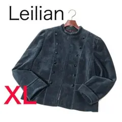 E5222◾️レリアン　コーデュロイスタンドカラーフロントホックジャケット