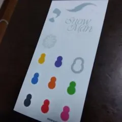 ステッカー　SnowMan popup 大阪限定 入場特典 ポップアップ スノ