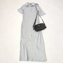 ZARA◇ポロシャツロングワンピース カジュアル ストリート モード Y2K L
