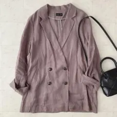 【近年】ヤマダヤスコットクラブ系列Agaアーガリネン（麻）100%ジャケット