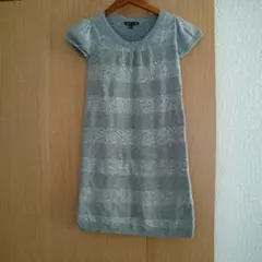 Gap kids 140 グレーニットワンピース