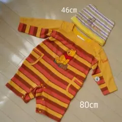 ロンパース  80    帽子  46