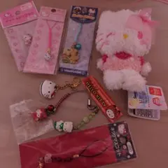 ハローキティ キーホルダー・ストラップマスコット 8点セット