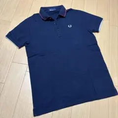 FRED PERRY（フレッドペリー）　ネイビー ポロシャツ Mサイズ