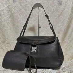 ランセル　LANCEL　ショルダーバッグ　オール　レザー　イタリア型