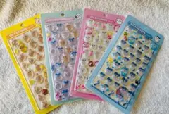 ちいかわ　3Dステッカー　ボンボンドロップシール　4点セット