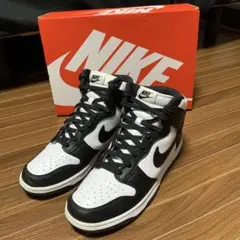 NIKE DUNK HIGH RETRO "PANDA DUNK" 27.5cm