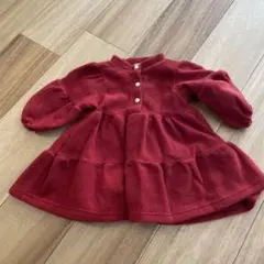 Aosta 赤 フリース ワンピース S