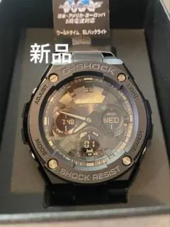 【新品未使用】G-SHOCK GST-W100G-1BJF 電波ソーラー 黒のサムネイル