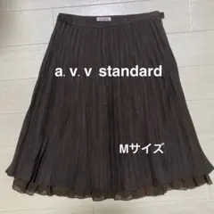 a.v.v  standard  フェイクスエードプリーツスカート　Mサイズ
