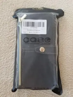 iPhone 15用手帳型ケース 黒