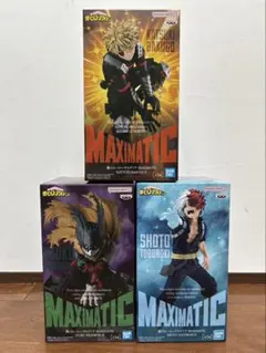 僕のヒーローアカデミア MAXIMATIC 緑谷　爆轟　轟　フィギュアセット