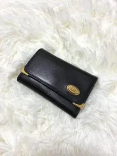 dunhill ブラックレザー　キーケース