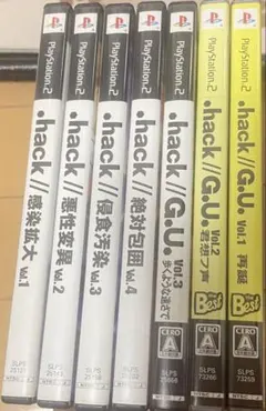 hack//G.U. 7セット PS2ソフト