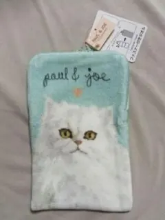 新品 ポール&ジョー 猫 ジッパー付き タオルのサムネイル