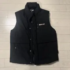 FIRST DOWN ブラック ダウンベスト L