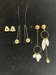ピアス3点セット 多様なデザイン