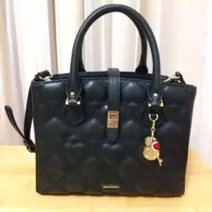 【チャーム付き♡】サマンサベガ ハートキルトハンドバッグ