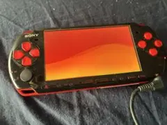 SONY PSP3000 本体 ブラックレッド 充電器付き