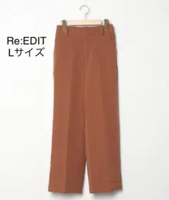 【Re:EDIT】スラックス レディース Lサイズ オレンジ