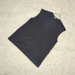 AMERICAN HOLIC ポンチベスト Ｍ　ノースリーブ　チャコールグレー