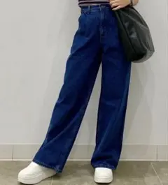 GU☆デニムタックトラウザー