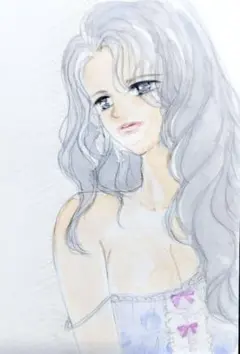 アナログイラスト オリジナルイラスト 原画 手描きイラスト 創作 水彩画