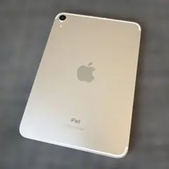 Apple iPad mini 6世代 ゴールド 本体 カバー付き_A2568