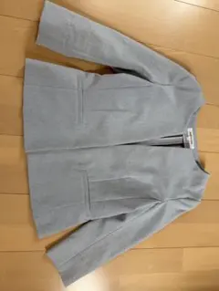 ノーカラージャケット ライトブルー　Sサイズ