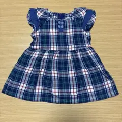 ミキハウス チェック柄 ワンピース　80サイズ