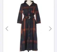 レディアゼル　REDYAZEL 8分丈　シャツワンピース　レディース