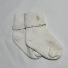 ラルフ・ローレン ベビー靴下 ホワイト
