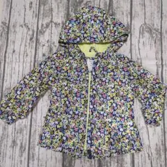 ZARA　花柄フード付き薄手アウター90？訳あり