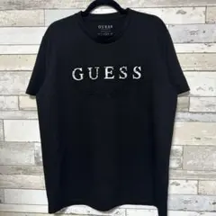 最終値下げ　GUESS ロゴ Tシャツ ブラック L
