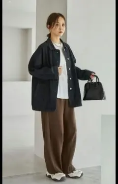 【発送前値下げ】田中里奈　ダンボールコクーンパンツ　中茶　 M