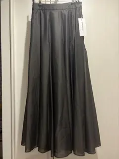 【新品未使用】NATURAL BEAUTY BASIC シャイニーシアースカート