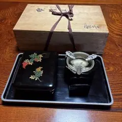 昭和初期 三越販売 雛道具 金蒔絵 煙草盆 - メルカリ