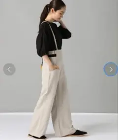 サイドオープンキャミサロペ　JEANASIS