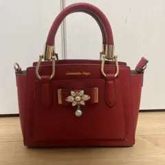 Samantha Vega レッド ハンドバッグ