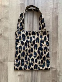 ヒョウ柄トートバッグ