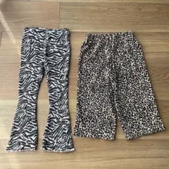 ZARA Baby アニマル柄リブパンツ2点セット 98cmのサムネイル