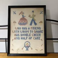 イギリス アンティーク 刺繍 サンプラー パレード 1937年 イギリス アンティーク 刺繍 サンプラー パレード 1937年